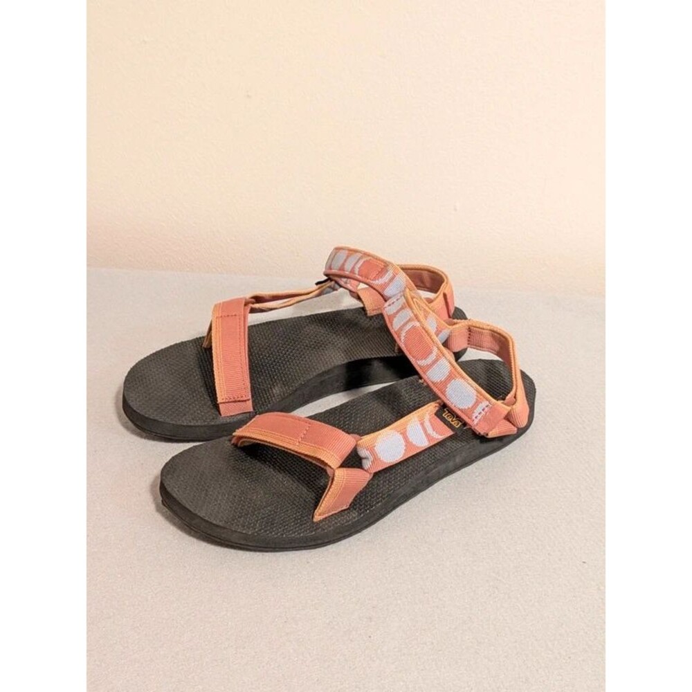 Teva Original Universal Haze Aragon Pink Orange Strap Sandals Women's Size 9